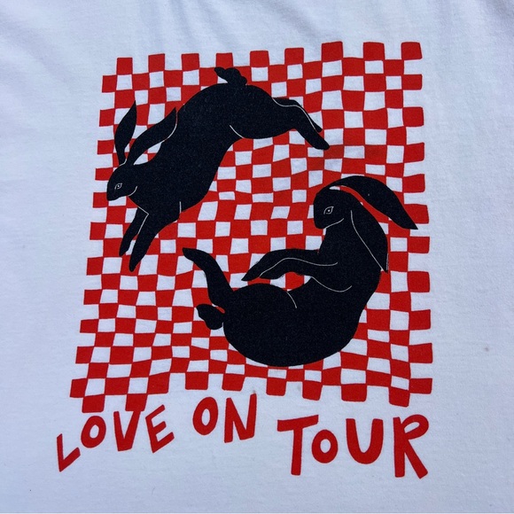 2021 Harry Stlyes Love on Tour Concert Distressed Band Tee, L - Picture 6 of 14